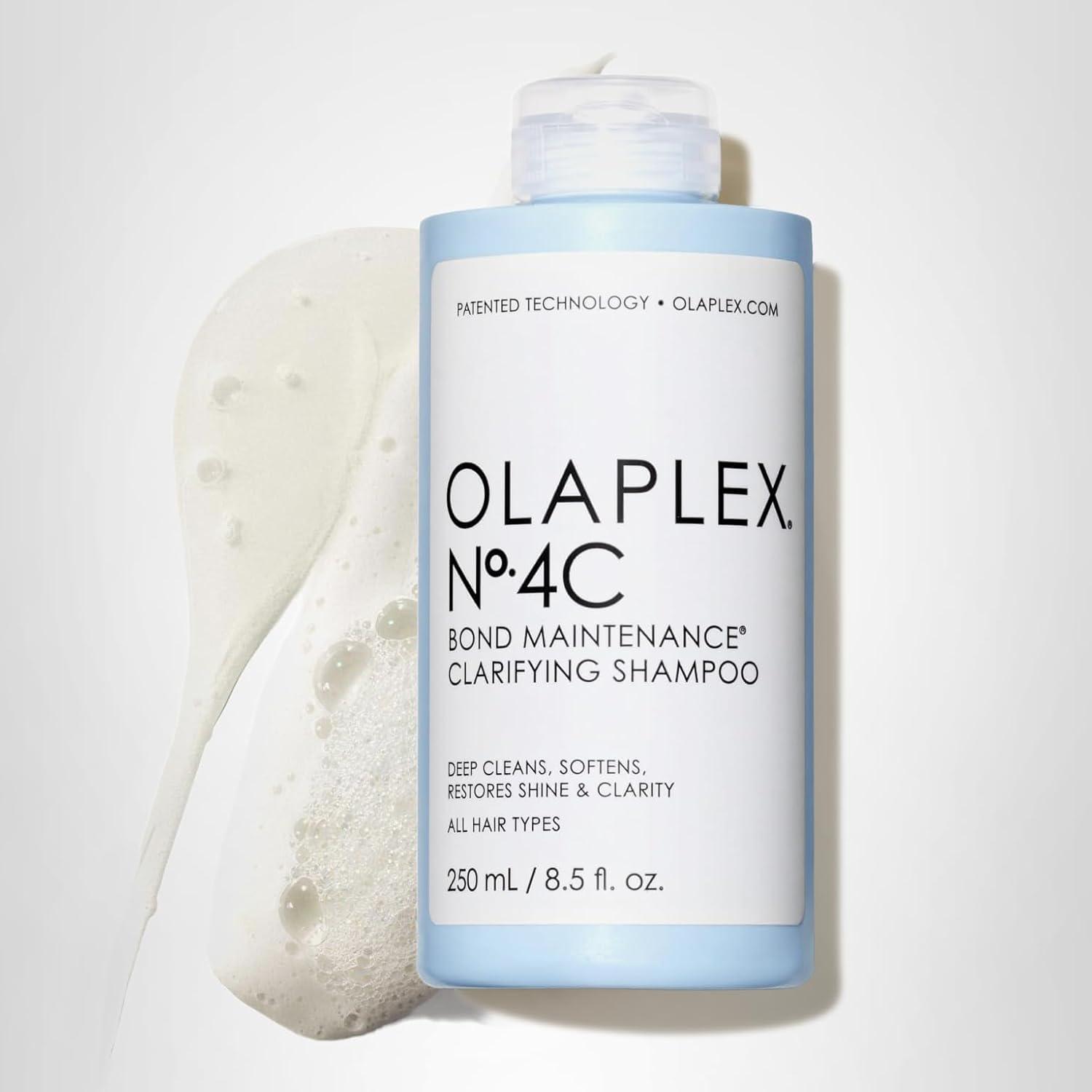 imageOlaplex No 4C Bond Maintenance Clarifying Shampoo Deep Cleans Softens Restores Shine amp Clarity For All Hair Types Experiencing Product Buildup or Excess Oil845 Fl Oz Pack of 1