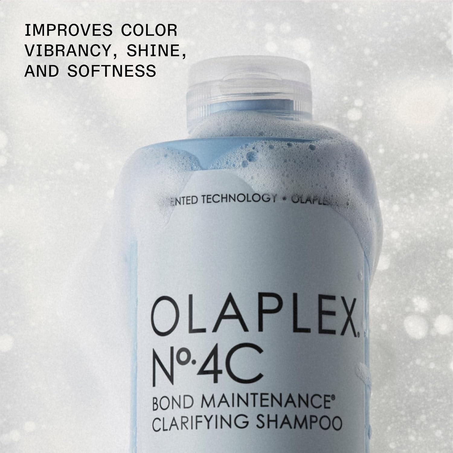 imageOlaplex No 4C Bond Maintenance Clarifying Shampoo Deep Cleans Softens Restores Shine amp Clarity For All Hair Types Experiencing Product Buildup or Excess Oil845 Fl Oz Pack of 1