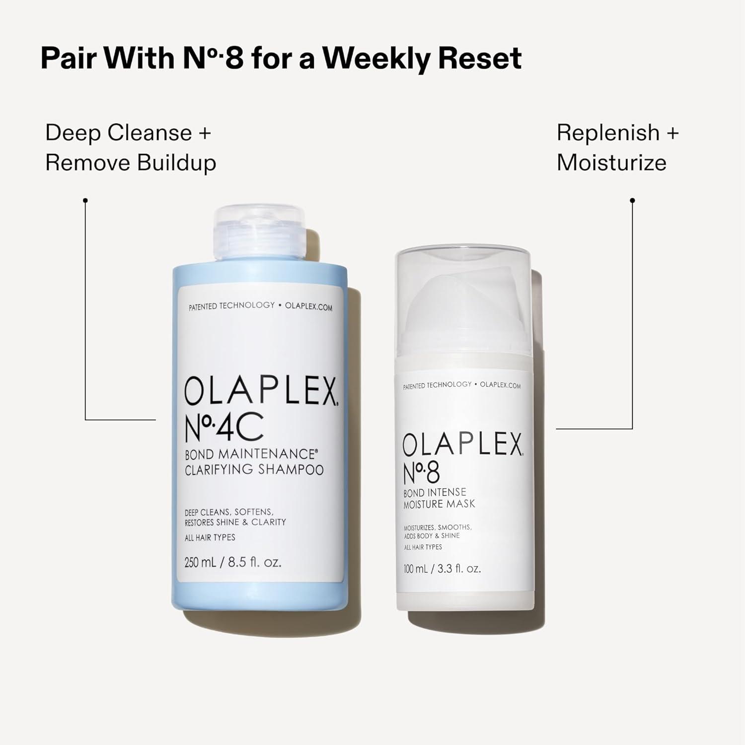 imageOlaplex No 4C Bond Maintenance Clarifying Shampoo Deep Cleans Softens Restores Shine amp Clarity For All Hair Types Experiencing Product Buildup or Excess Oil338 Fl Oz Pack of 1