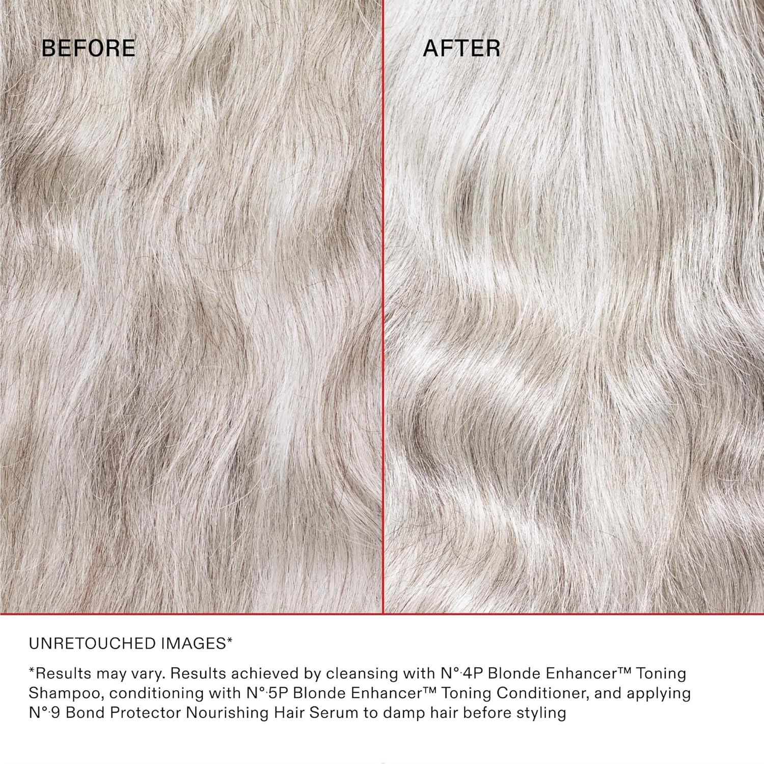 imageOlaplex No 4P Blonde Enhancer Purple Toning Shampoo Repairs Hydrates amp Brightens All Blonde Lightened amp Grey Hair338 Fl Oz Pack of 1