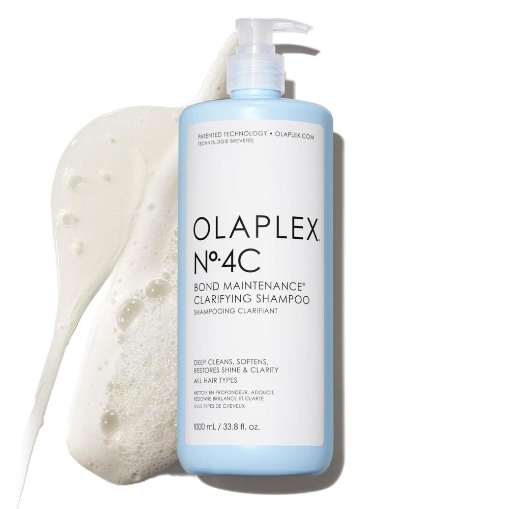 imageOlaplex No 4C Bond Maintenance Clarifying Shampoo Deep Cleans Softens Restores Shine amp Clarity For All Hair Types Experiencing Product Buildup or Excess Oil338 Fl Oz Pack of 1