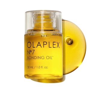 Olaplex No. 7 Bonding Oil, Concentrated High Shine Heat Protectant | Visibly Smooths & Softens Hair | Added Color Vibrancy | Up to 72 Hour Frizz Control | For All Hair Types | 1 fl oz(1.01 Fl Oz (Pack of 1))