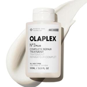 Olaplex N°.3PLUS Complete Repair Treatment: 3-minute Pre-shampoo Treatment to Immediately Repair Hair Damage for Softer, Stronger Hair | For Coily, Curly, Straight, and Wavy(100 mL / 3.3 Fl. Oz. (NEW))
