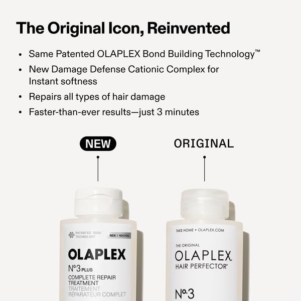 image:imageOlaplex N3PLUS Complete Repair Treatment 3minute Preshampoo Treatment to Immediately Repair Hair Damage for Softer Stronger Hair For Coily Curly Straight and Wavy100 mL 33 Fl Oz New