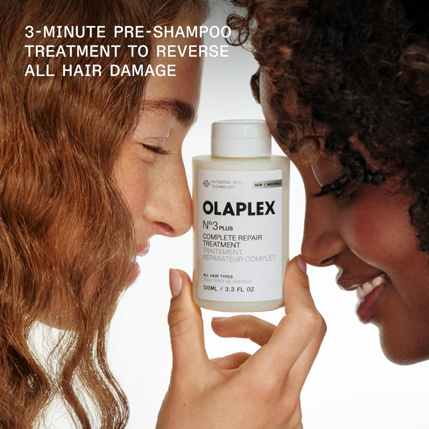 image:imageOlaplex N3PLUS Complete Repair Treatment 3minute Preshampoo Treatment to Immediately Repair Hair Damage for Softer Stronger Hair For Coily Curly Straight and Wavy250 mL 85 Fl Oz New
