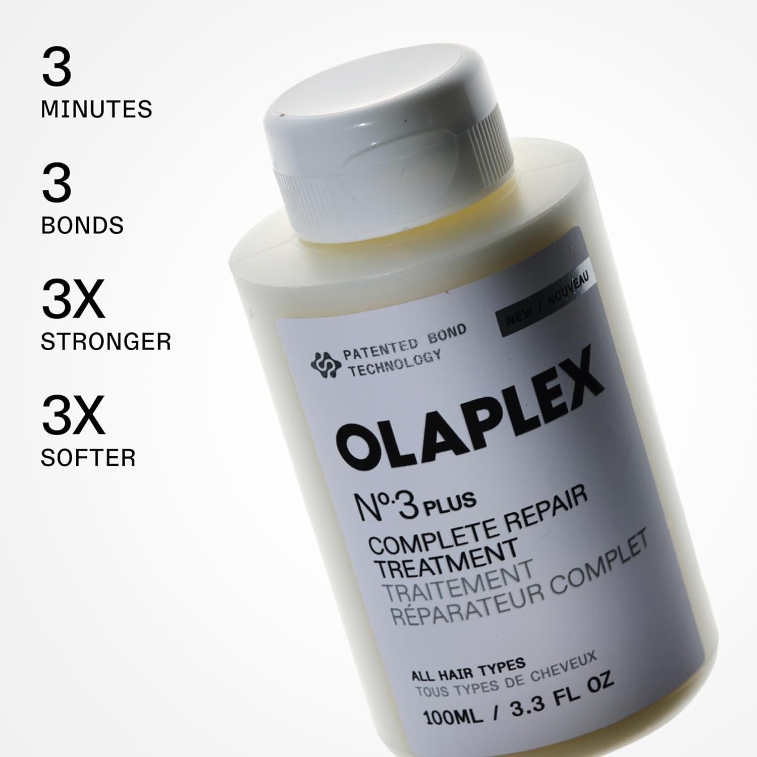 image:imageOlaplex N3PLUS Complete Repair Treatment 3minute Preshampoo Treatment to Immediately Repair Hair Damage for Softer Stronger Hair For Coily Curly Straight and WavyTreat Shine Set