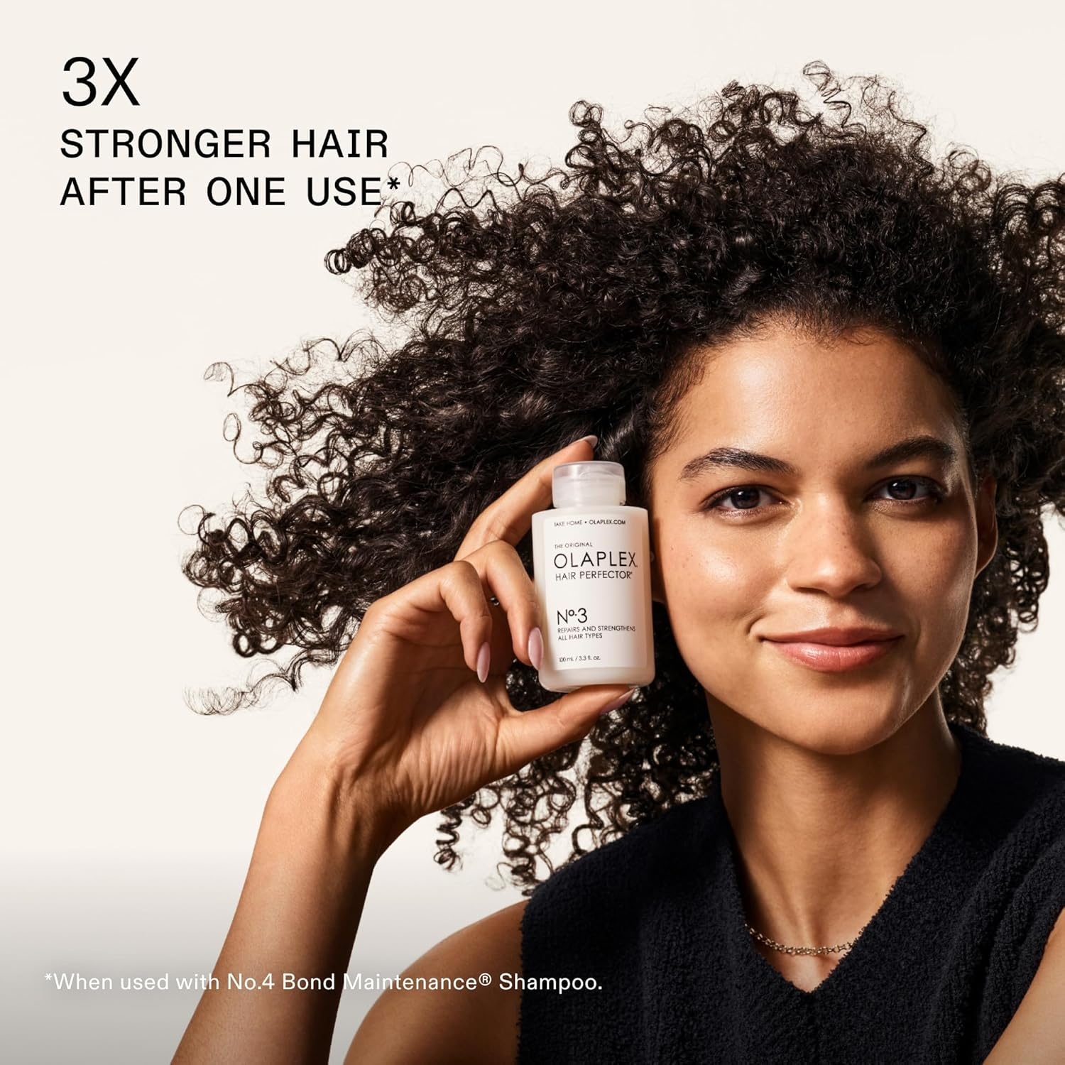 image:imageOlaplex N3PLUS Complete Repair Treatment 3minute Preshampoo Treatment to Immediately Repair Hair Damage for Softer Stronger Hair For Coily Curly Straight and Wavy100 mL 33 Fl Oz