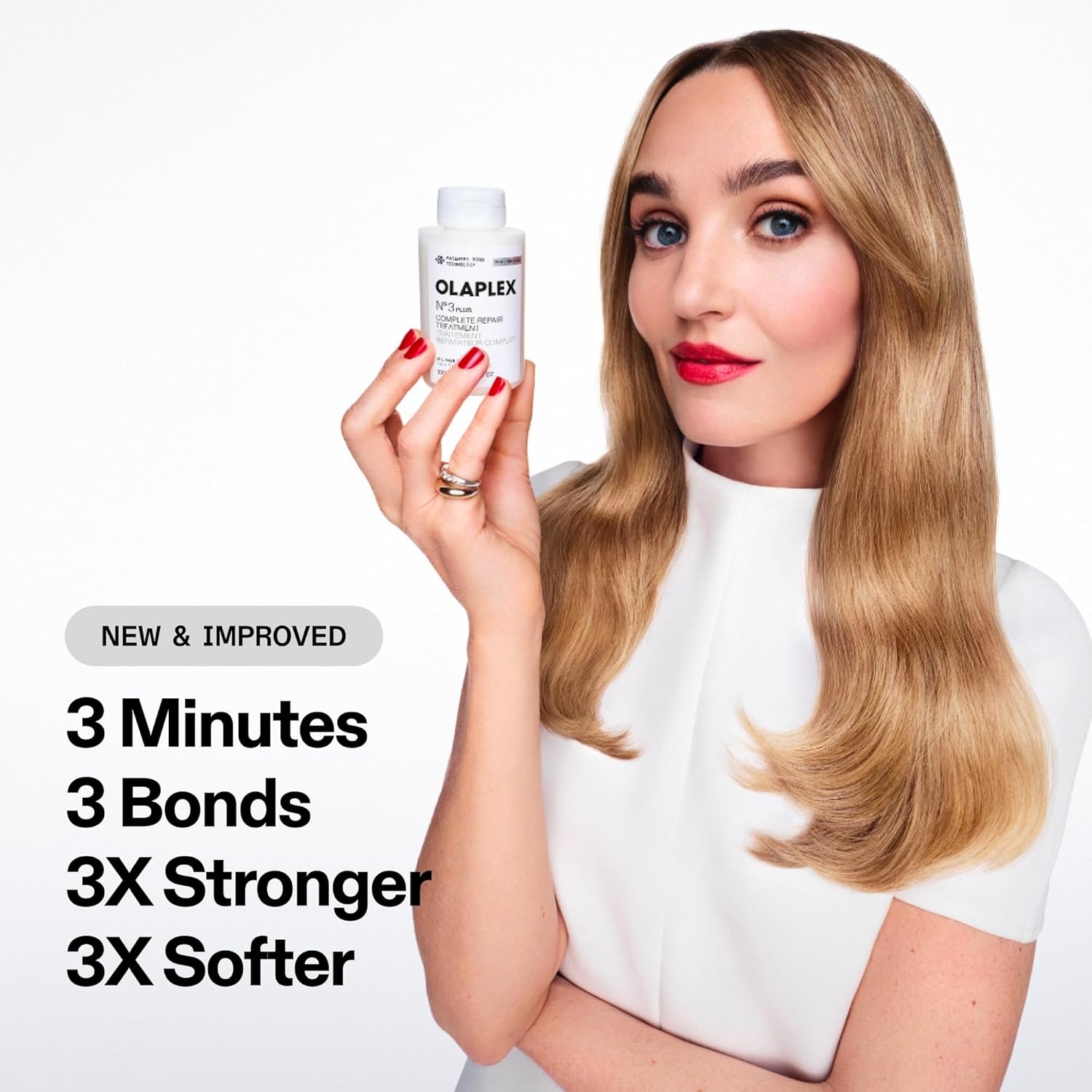 image:imageOlaplex N3PLUS Complete Repair Treatment 3minute Preshampoo Treatment to Immediately Repair Hair Damage for Softer Stronger Hair For Coily Curly Straight and Wavy100 mL 33 Fl Oz New