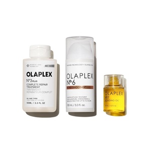 Olaplex N°.3PLUS Complete Repair Treatment: 3-minute Pre-shampoo Treatment to Immediately Repair Hair Damage for Softer, Stronger Hair | For Coily, Curly, Straight, and Wavy(Treat & Shine Set)