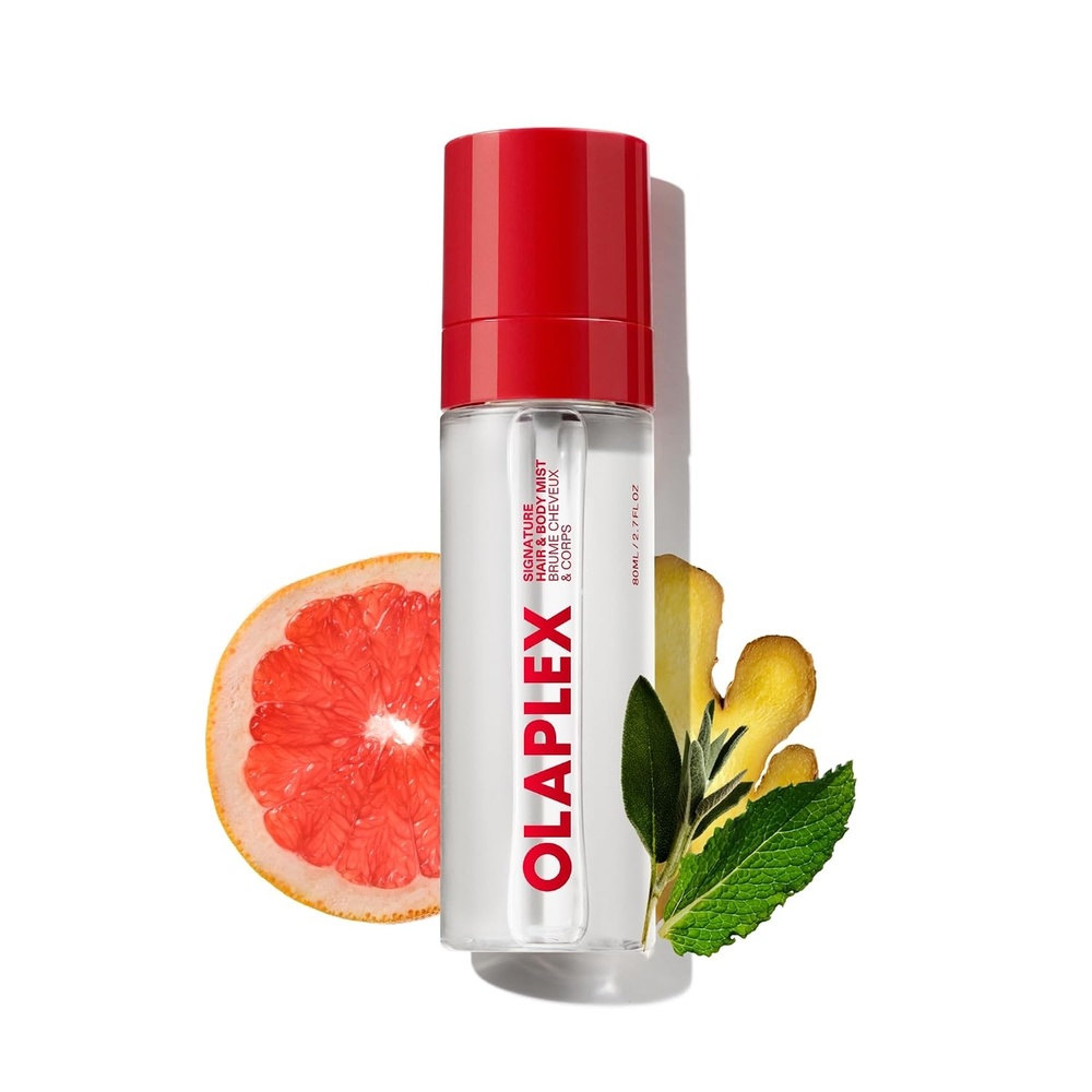 image:imageOlaplex Signature Hair amp Body Mist Limited Edition Scented Hair Fragrance with Notes of Grapefruit Zest and Sugared Mint  For Coily Curly Straight amp Wavy 80 mL  27 Fl Oz